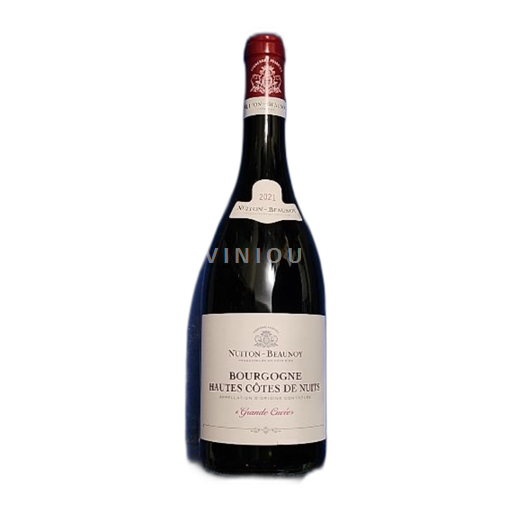 Vin Rouge sec Grande Cuvée Nuiton-Beaunoy 2021 France Bourgogne Hautes Côtes de nuits AOC