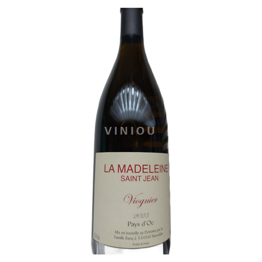 Languedoc-Roussillon Pays d'Oc La Madeleine Saint Jean Viognier 2023