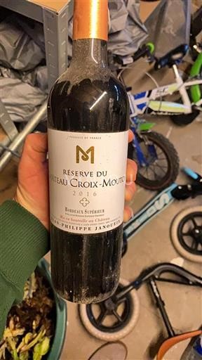 Bordeaux Bordeaux Supérieur Château Croixmouton Réserve du Château Croix-Mouton 2016