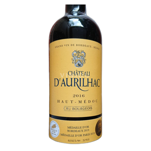 Bordeaux Haut-Médoc Cru Bourgeois Château Aurilhac 2016