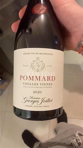Borgonha Pommard Domaine Georges Joillot Vieilles Vignes 2020