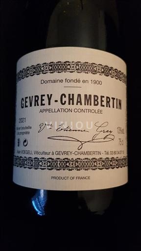 Burgundy Gevrey-Chambertin Alain Voegeli 2021