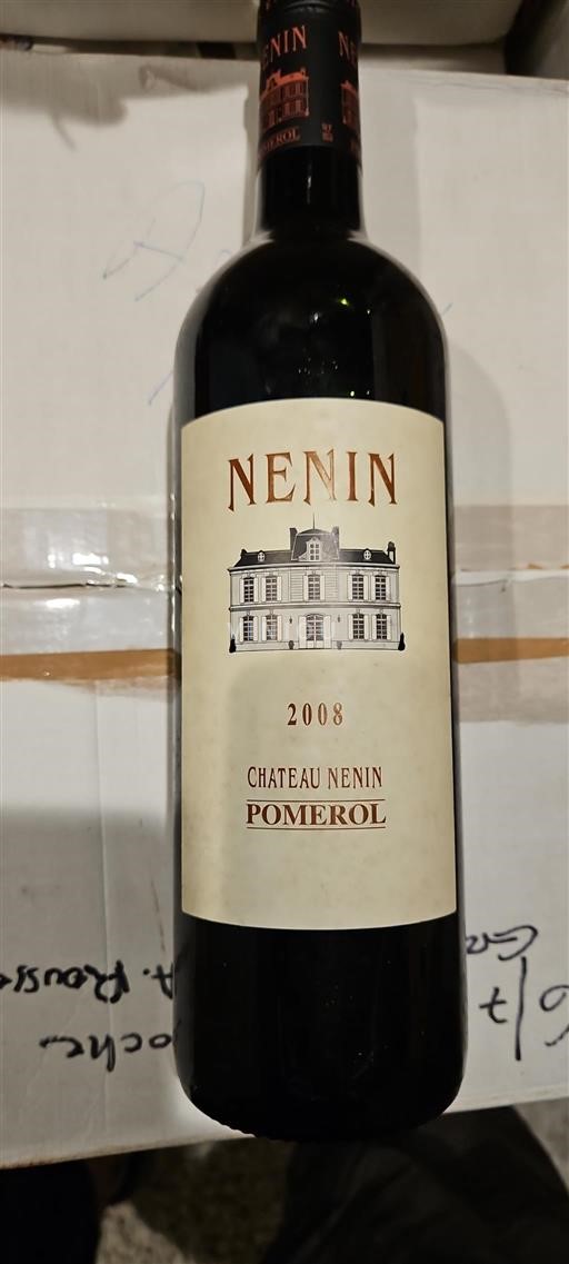 Bordeaux Pomerol Château Nénin 2008