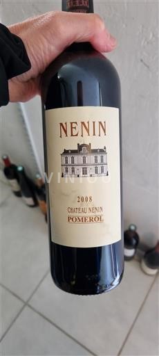 Bordeaux Pomerol Château Nénin 2008