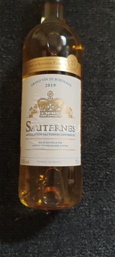 Bordeaux Sauternes La Cave D’augustin Florent 2019