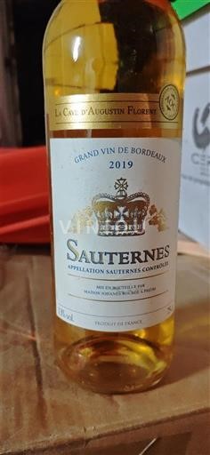 Bordeaux Sauternes La Cave D’augustin Florent 2019