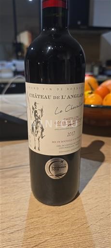 Vin Rouge sec Le Chevalier Château L'anglais 2017 France Bordeaux Castillon-côtes-de-bordeaux AOC