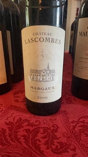 Bordéus Margaux Grand Cru Classé Château Lascombes 2006