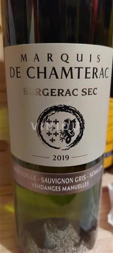 Zuidwest-Frankrijk Bergerac Marquis De Chamterac 2019