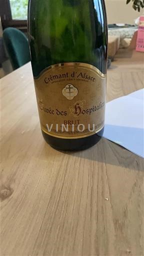 Alsace Crémant d'Alsace Hospices Civils De Strasbourg des Hospitaliers Icke årgångsbetecknad