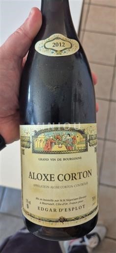Borgoña Aloxe-Corton Edgar Esplot 2012