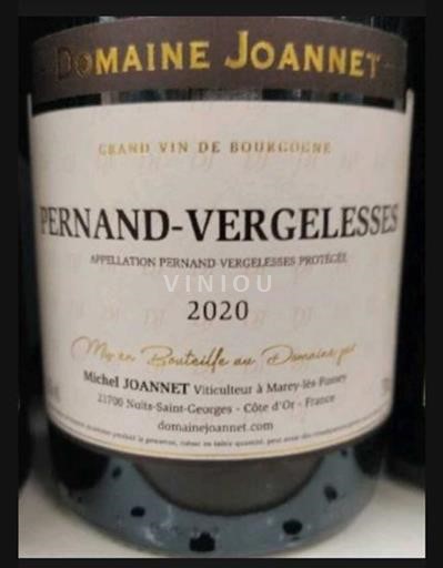 Burgundsko Pernand-Vergelesses Domaine Joannet 2020