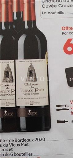 Bordeaux Blaye-Côtes-de-Bordeaux Château Vieux Puit Croizet 2020