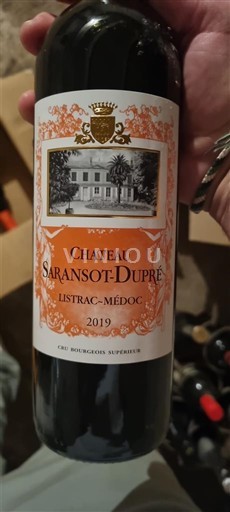 Bordeaux Listrac-Médoc Château Saransotdupré 2019