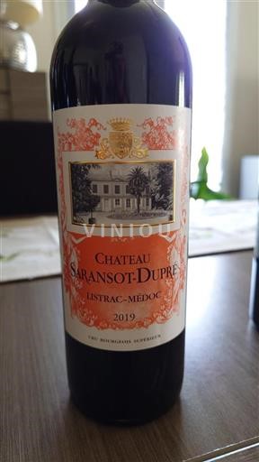 Bordeaux Listrac-Médoc Château Saransotdupré 2019