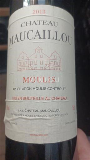 Bordeaux Moulis-en-Médoc Château Maucaillou 2013