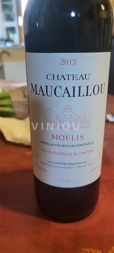 Bordeaux Moulis-en-Médoc Château Maucaillou 2013