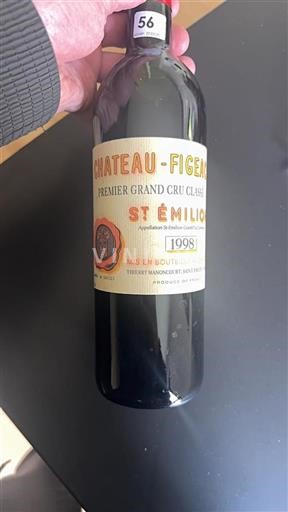 Burdeos Saint-Émilion Premier Grand Cru Classé Château Figeac 1998