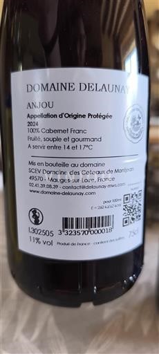 Dolina Loare Anjou Domaine Delaunay 2024