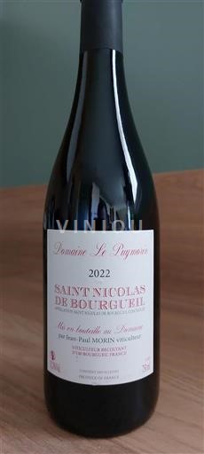 Loiredalen Saint-Nicolas-De-Bourgueil Domaine Le Puy Morin 2022