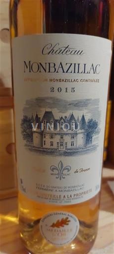 Sydväst Monbazillac Château Monbazillac Médaille d'or Paris 2017 2015