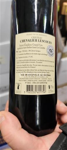 Bordeaux Saint-Émilion Grand Cru Grand Cru Chevalier Lescour Ikke årgangsbestemt