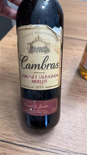 Languedoque Não especificado Cambras Rond & fruité 2014