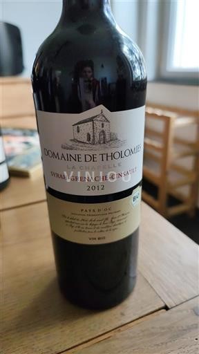 Languedoc ja Roussillon Pays d'Oc Domaine Tholomies La Chapelle 2012
