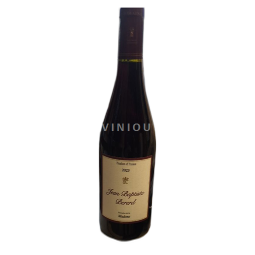 Vin Rouge sec Cuvée Jean Baptiste Jean Bererd & Fils 2023 France Beaujolais Beaujolais Villages AOC