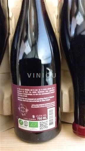 Bordeaux Bordeaux supérieur Clos De La Molénie 2020