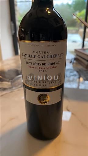 Bordeaux Blaye-côtes-de-bordeaux Château Camille Gaucheraud 2016