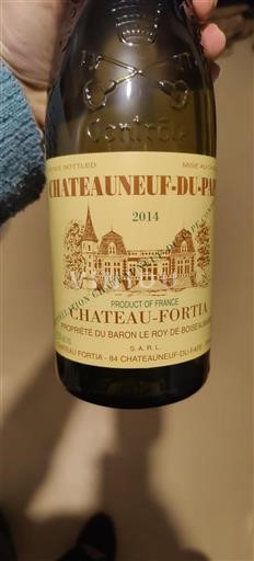 Thung lũng Rhône Châteauneuf-du-pape Château Fortia 2014