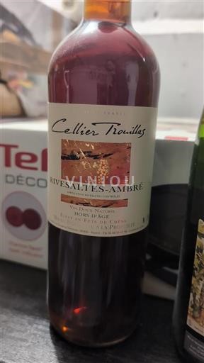 Roussillon Rivesaltes Cellier Trouillas Rivesaltes-Ambré Không niên vụ