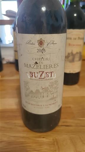 South West Buzet Château Mazelières 2005
