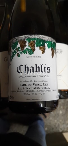 Borgogna Chablis Earl Du Vieux Cep 2022
