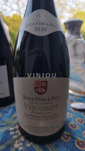 Borgogna Non specificato Premier Cru Roux Père & Fils Les Petits Vougeots 2020
