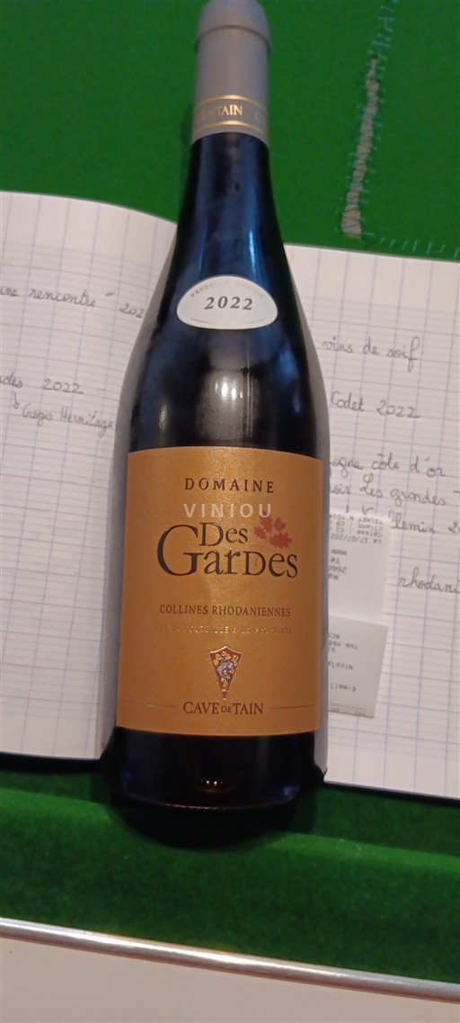 Alpes y Países Ródano Colinas Ródanas Cave de Tain Domaine des Gardes 2022