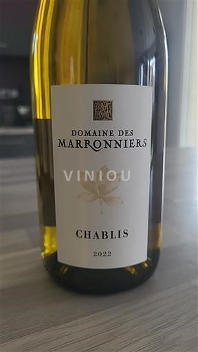 Bourgogne Chablis Domaine Des Marronniers 2022