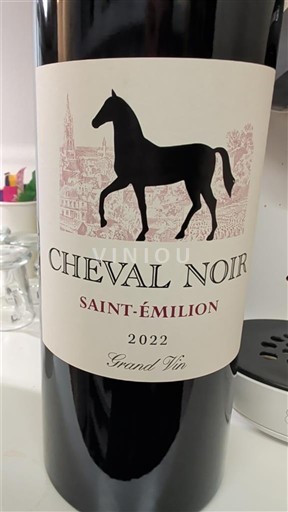 Bordeaux Saint-Émilion Cheval Noir 2022