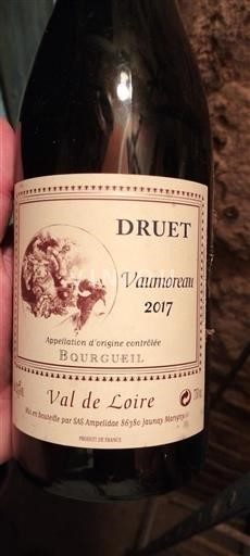 Loiredalen Bourgueil Druet Vaumoreau 2017