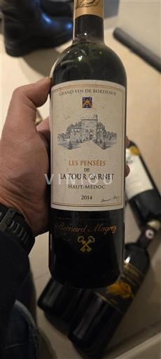Burdeos Haut-Médoc Château La Tour Carnet Les Pensées de La Tour Carnet 2014