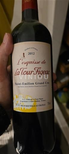 Bordeaux Saint-Émilion Grand Cru Château La Tour Figeac L'esquisse de La Tour Figeac 2012