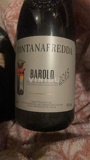Piemonte Barolo Fontanafredda 2015