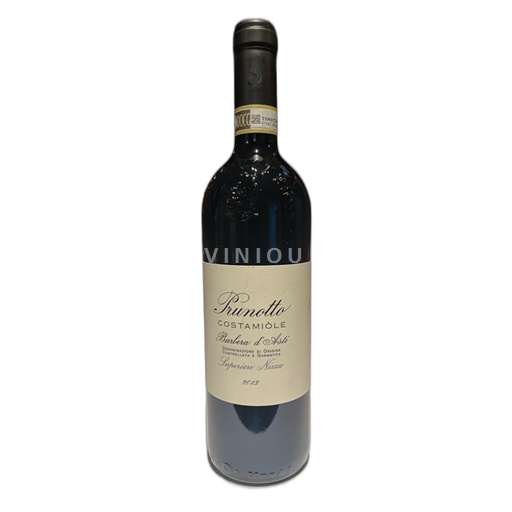 Vin Rouge sec Costamiòle Prunotto 2013 Italie Piémont Barbera d'Asti DOC