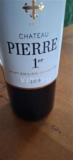 Bordeaux Saint-Émilion Grand Cru Château Pierre 1er 2018