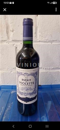 Burdeos Moulis-en-Médoc Esprit De Violette 2022