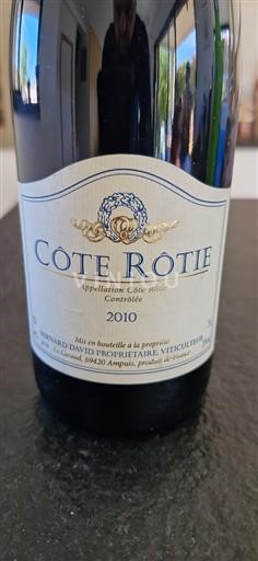 Valle del Rodano Côte-rôtie Bernard David 2010