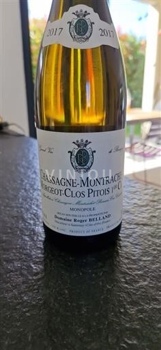 Borgoña Chassagne-Montrachet Premier Cru Roger Belland Morgeot-Clos Pitois 2017