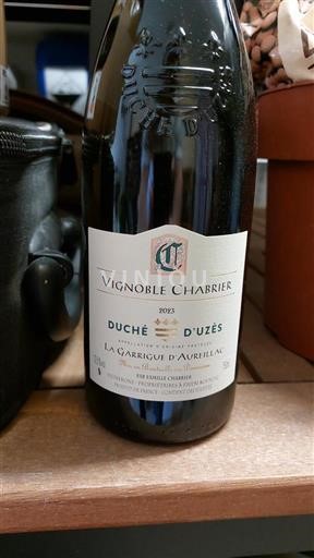 Valle del Ródano Ducado de Uzès Vignoble Chabrier La Garrigue d'Aureillac 2023