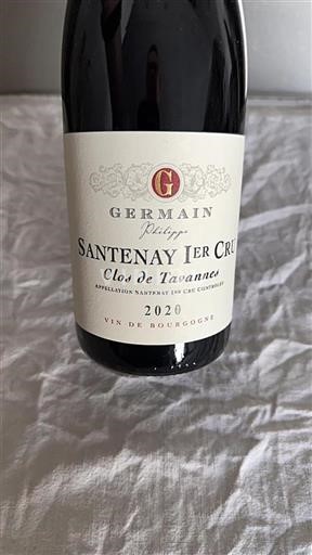 Bourgogne Santenay Premier Cru Germain Philippe Clos de Tavannes 2020
